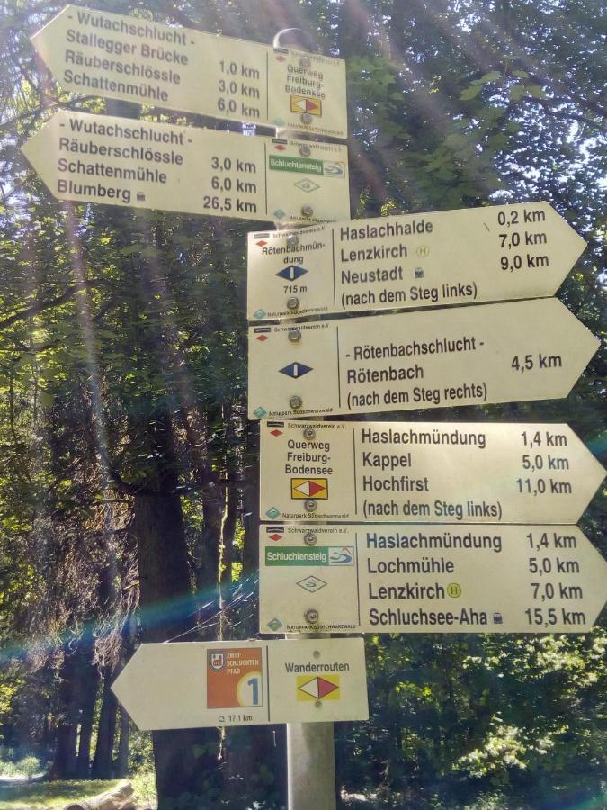 Ferienwohnung Waldrast Lenzkirch Buitenkant foto